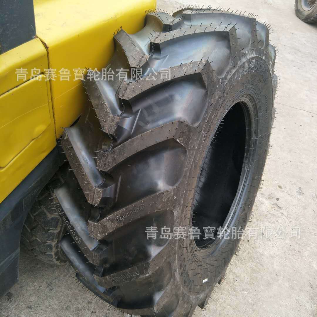 340/80R20  12.5/80R20 伸缩臂叉车轮胎 R4花纹 TL 钢丝轮胎