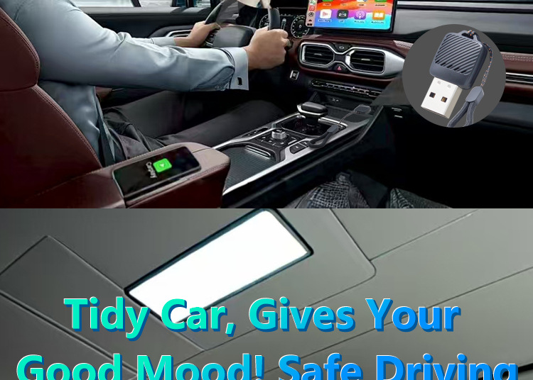 Cross-Border Wired to Wireless Carplay Box Suitable for Apple Two-In-One Car Interconnection Box Adapter