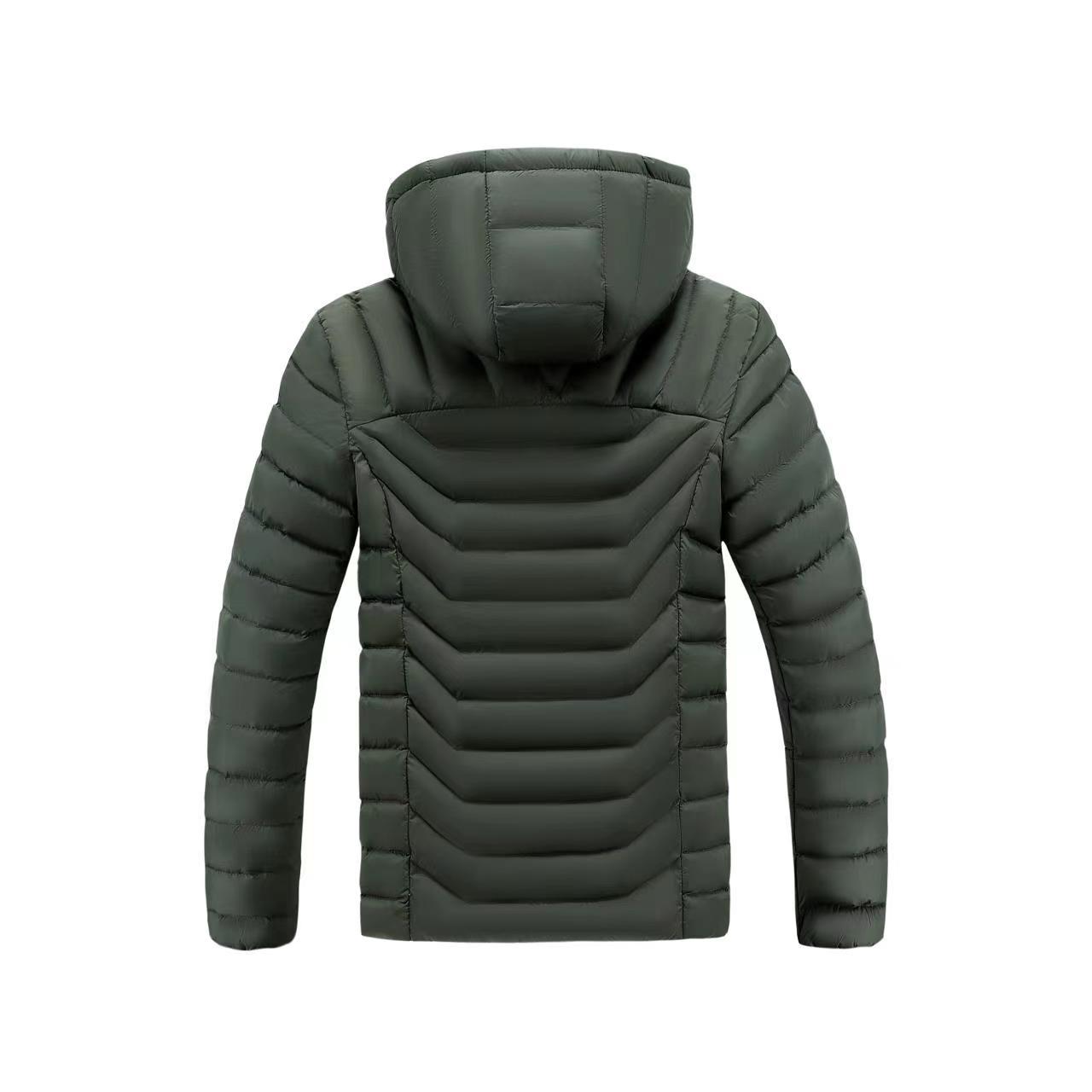 Abrigo acolchado de algodón transfronterizo abrigo de hombre invierno 2023 ropa de algodón color sólido engrosado forro polar Abrigo acolchado de algodón Comercio exterior Abrigo acolchado de algodón al por mayor