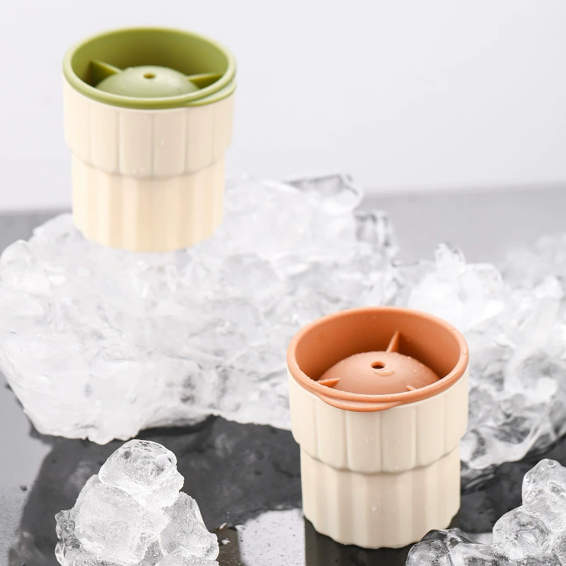 Хоккейная плесень Домашний виски сферический ледяной покер круглый силиконовый кубик льда Форма замороженного кубика льда