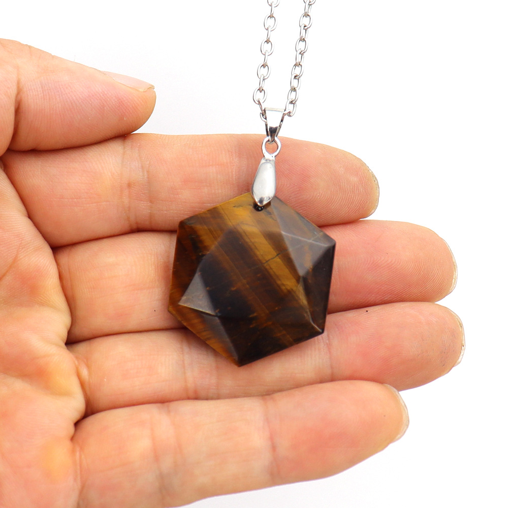 Simple Style Water Droplets Crystal Handmade Pendant Necklace 1 Piece