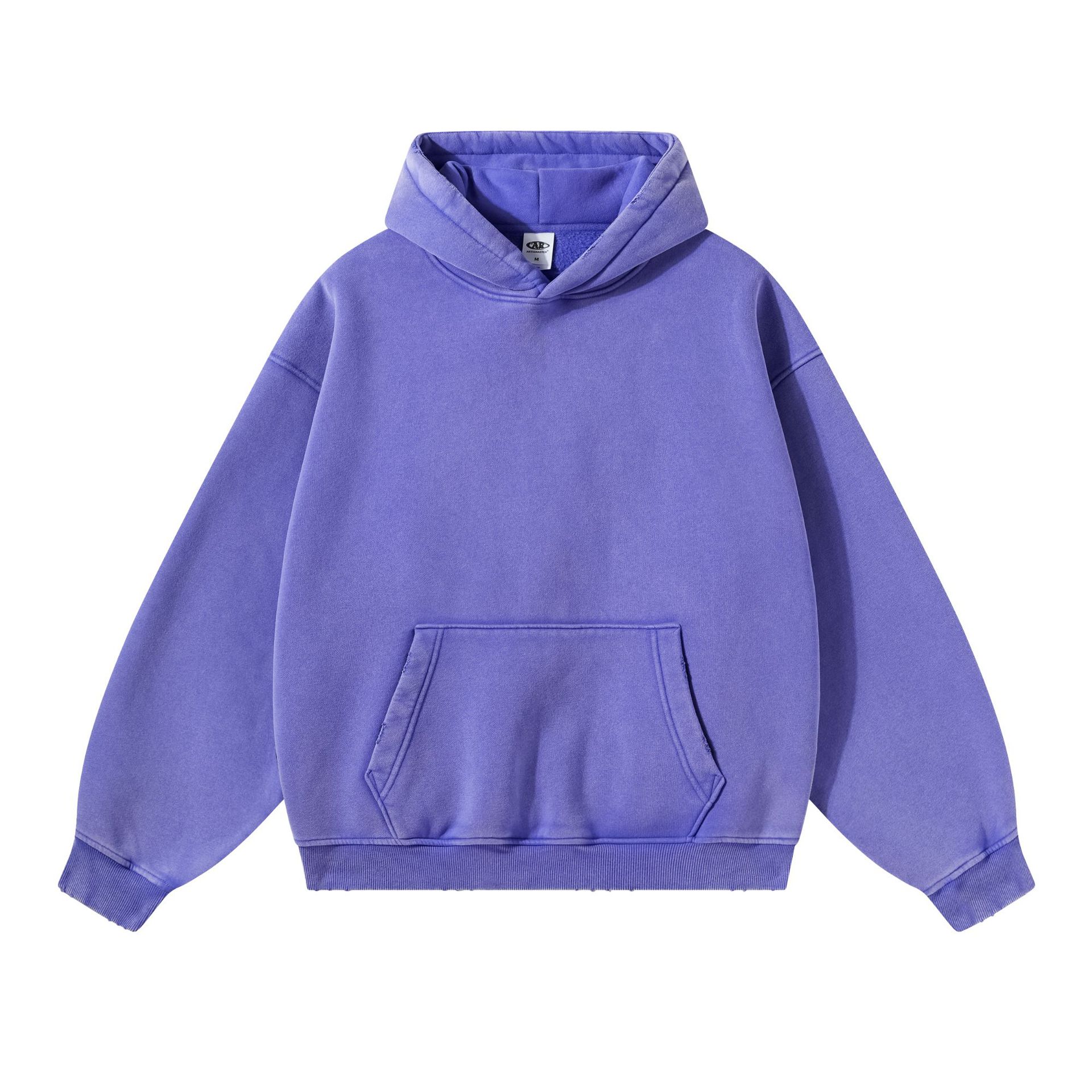 Transfronterizos de gran tamaño americano retro hombre suéter pesado chaqueta suelta Europa y América hombre sudadera con capuchón hombre