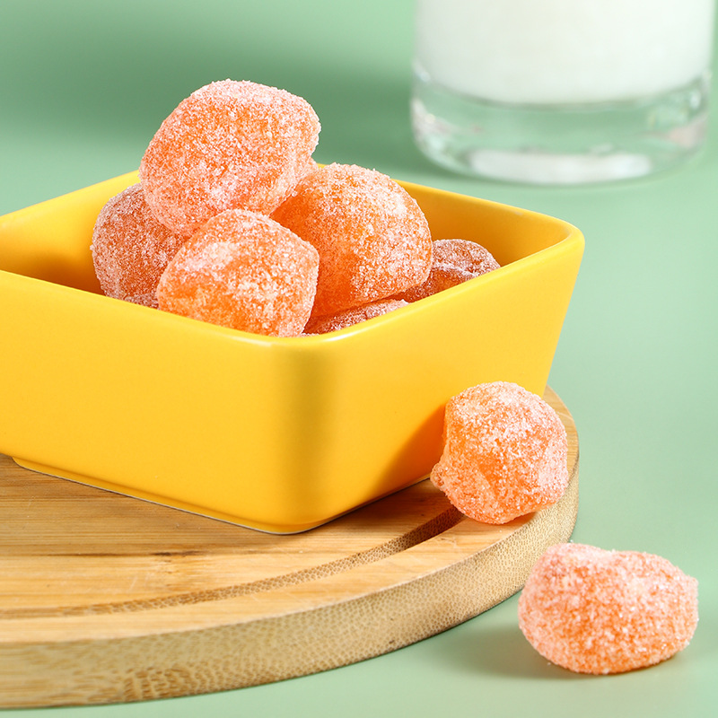 Sweet and Sour Tianshan Snow Citrus Bag 500g, Xinjiang Specialty Rock Sugar Preserved Citrus, Chinese New Year Snack Dried Tangerine