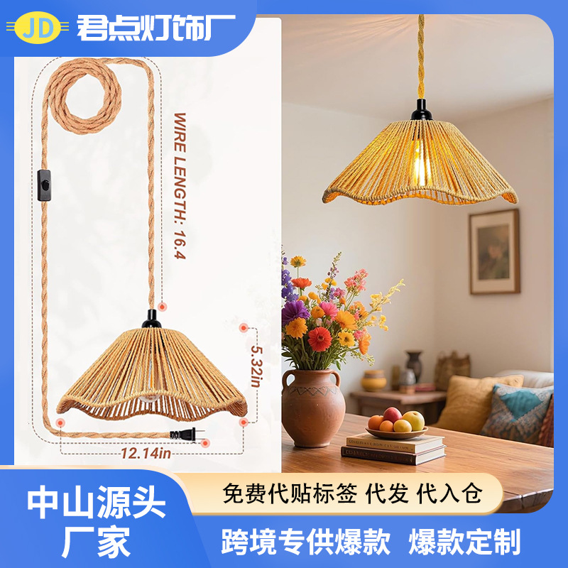 Explosiones transfronterizas dedicadas a Zhongshan lámparas industriales retro estadounidenses de hierro artesanal candelabro de vidrio lámpara de pared lámpara de techo