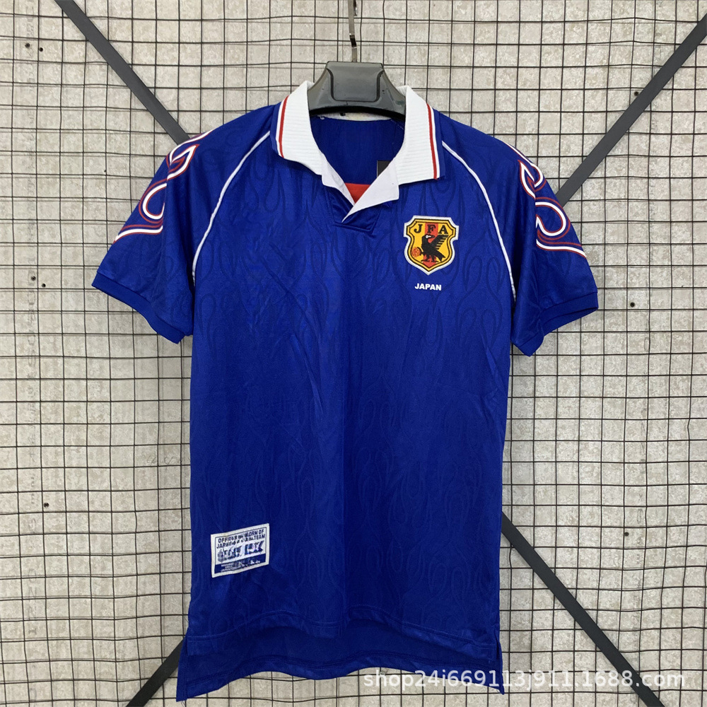 Camiseta de fútbol tailandesa retro Selección nacional Brasil Francia Argentina Portugal Camiseta de manga corta al por mayor Número de impresión