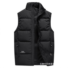 大码羽绒马甲男士时尚2024秋冬季韩版帅气保暖情侣羽绒服马甲外套
