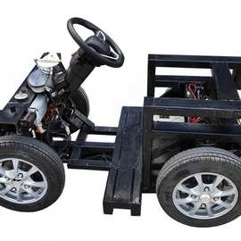 制作电动四轮影视道具车车架底盘配件独立悬架大功率电机控制器