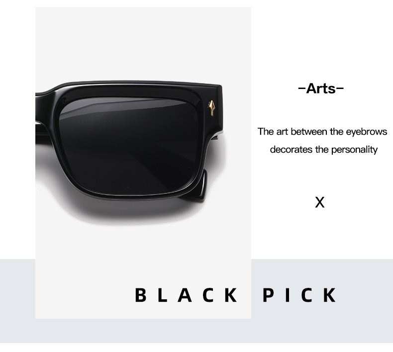 50g Weight Full Frame Glasses Structure Sunglasses Classification Ac, UV400 Protection Lens Material Square Glasses Style Outdoor, Travel Occasion Solid Color Pattern All Seasons Season Unisex Gender Simple Style, Classic Style Style Simple Style Classic Style Solid Color Ac UV400 Protection Square Full Frame Women's Sunglasses 2
