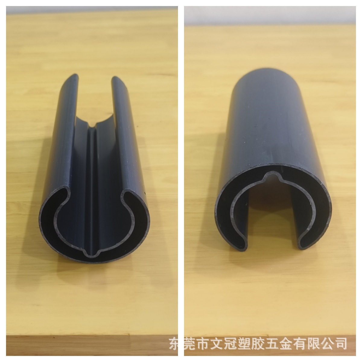 厂家专业生产PVC异型材管半圆管梯形管开口C形U形管两孔管PVC胶管
