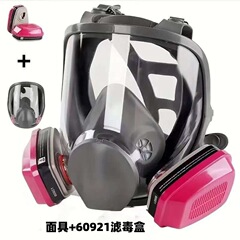 6800 同マスク 60921 スプレー塗装農薬化学消防研削防毒マスク越境配送