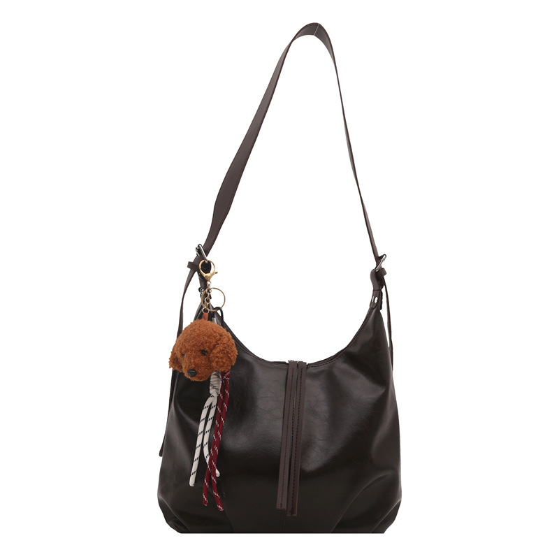 Alta sensación de viaje retro bolso de hombro de invierno 2024 nuevo bolso de mujer bolso de cuero suave brazo bolso de trabajo moda