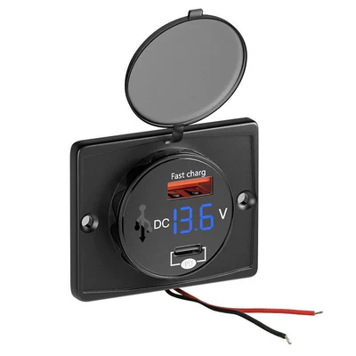 Charger 120W Digital Display 4-Port: Mobil şarj cihazları - wgs-mt06-ac525w-flat