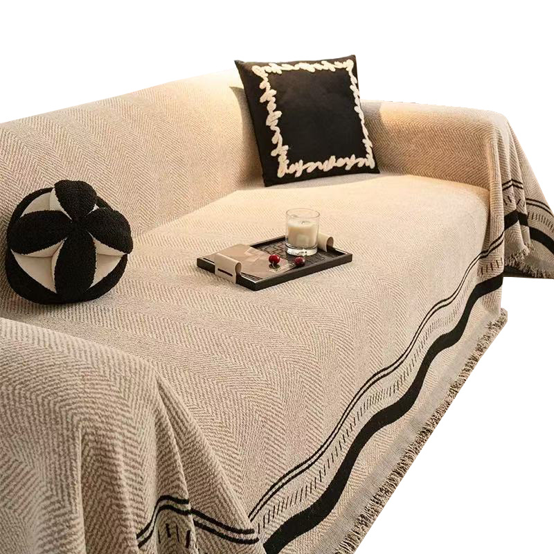 Alta sensación de sofá 2025 nuevo cuatro estaciones generales una toalla de sofá anti-gato todo incluido cubierta universal