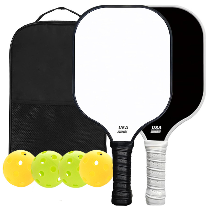 Cross-border best-selling Pickleball racket outdoor sports set professional fiberglass honeycomb pickleball racket