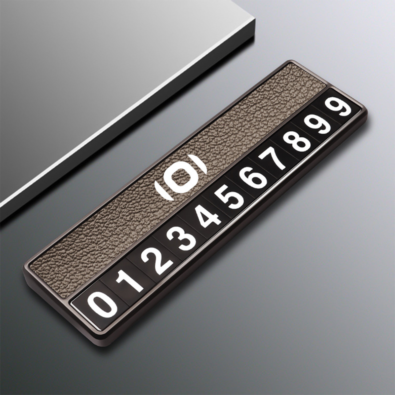 Suitable for Changan Qiyuan A07 Temporary Parking Number Plate A06/Q05 Special Aluminum Alloy Moving Phone Car Ornaments