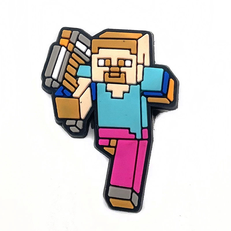 Подвески Jibbitz My World Series Minecraft для обуви Crocs, набор 18 дизайнов