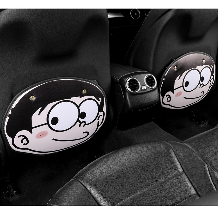 Daxiong Big Head Cartoon Car Anti-kick Pad Universal Rear Seat Back Anti-dirty Protective Pad Car Rear Seat Protective Pad
