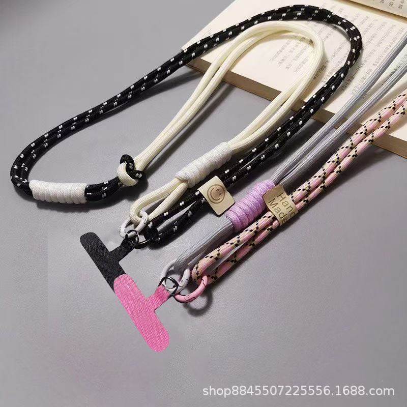 Advanced Contrasting Color Stitching Woven Mobile Phone Lanyard Crossbody Shoulder Strap Detachable Hanging Neck Long Rope Universal Mobile Phone Case Strong Advanced Contrasting Color Stitching Woven Mobile Phone Lanyard Crossbody Shoulder Strap Detachable Hanging Neck Long Rope Universal Mobile Phone Case Strong