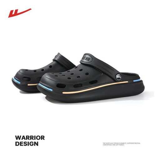 Pull back 2024 summer fashion beach shoes EVA sports sandals with poop feeling outdoor swimming hole shoes thick soles for men
