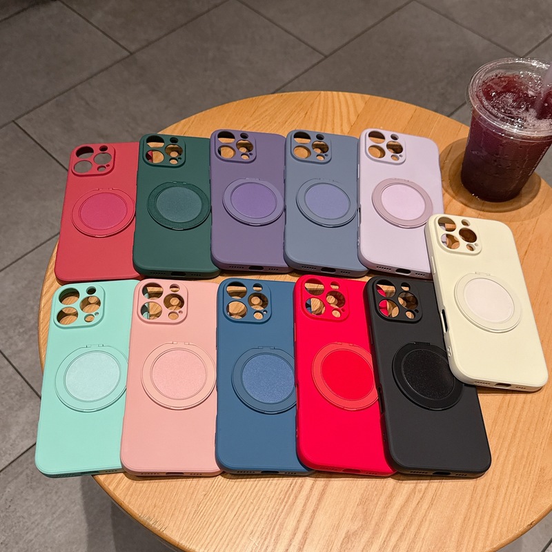 Apple 17 Magic Cube、Apple 17 Proスタンド、液体シリコン17 Pro Max、無地フルカバー16 Pro Maxに適用|undefined