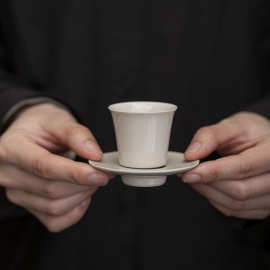 草木灰茶杯陶瓷品茗杯功夫茶具茶道主人杯喝茶杯子茶盏茶碗