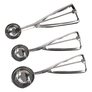 Ice Cream Spoon Large Medium and Small Stainless Steel Ice Cream Spoon Ice Cream Spoon 4CM6CM Dessert Spoon Ball Digger Commercial