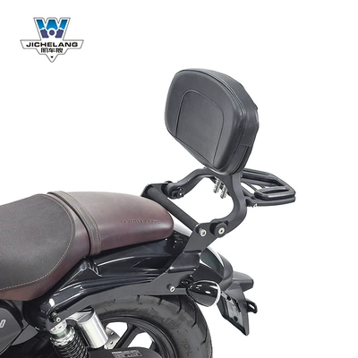 wing multifunctional folding backrest modification, Motorcycle tail - flash-150-multifunctional-backrest-black-backrest-angle-can-be-fine-tuned