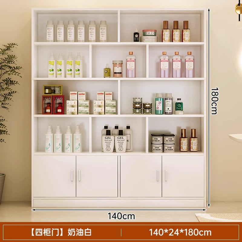 Estantes comerciales Barbería Gabinete de exhibición Salón de belleza Gabinete de productos Gabinete de exhibición de cosméticos Gabinete de exhibición simple Gabinete de salón de peluquería Contenedor