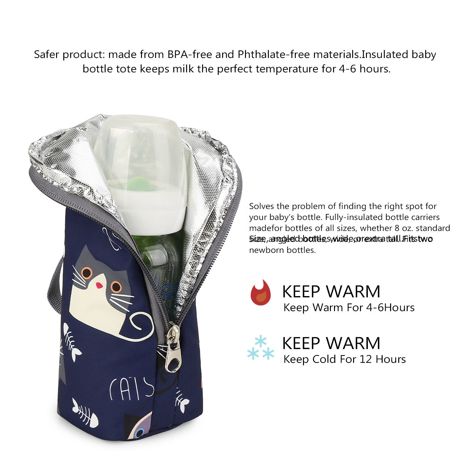 Convenient bottle bag Mummy bag accessories diaper bag