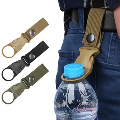 戦術的なナイロンリボンの水筒は多機能の登山ボタンを掛けます。