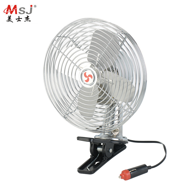 Manufacturer Supplies Summer 8inch Oscillating Metal Fan, Car Clip Fan, Vehicle Clip Fan