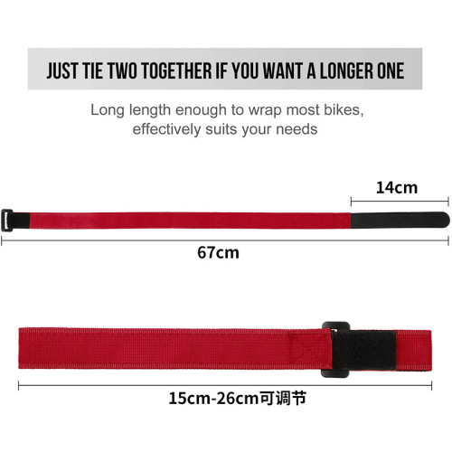 Bicycle wheel fixing strap, heavy-duty strap, nylon storage wheel anti-skid rope, bicycle anti-skid gel strap