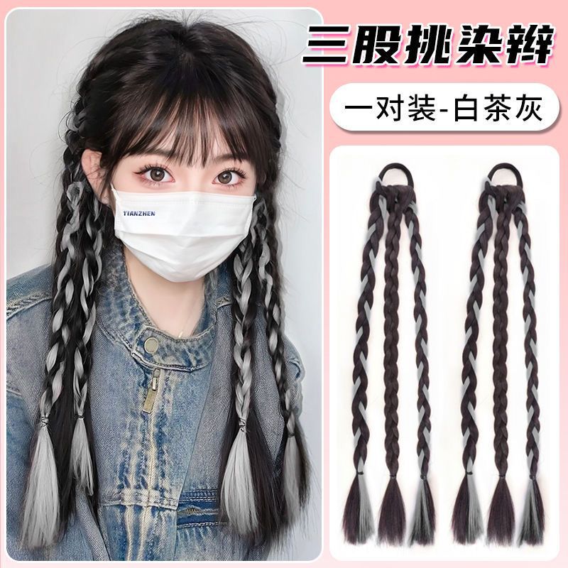 Un par de té blanco gris