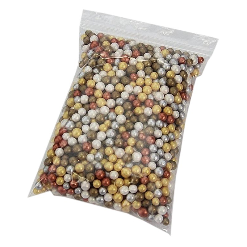 7-9mm oro plata cobre blanco metal color bola de espuma POLARON DIY Delgado pegamento espumante partículas de relleno
