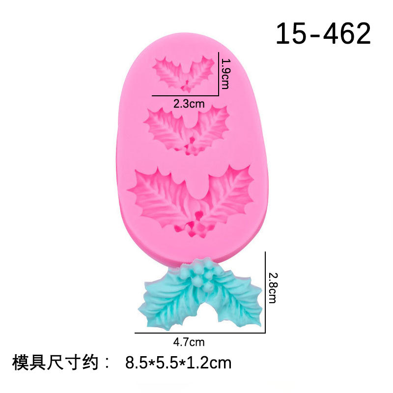 Navidad árbol de Navidad muñeco de nieve Bell vacaciones vestir aromaterapia yeso vela decoración molde de silicona en stock lot