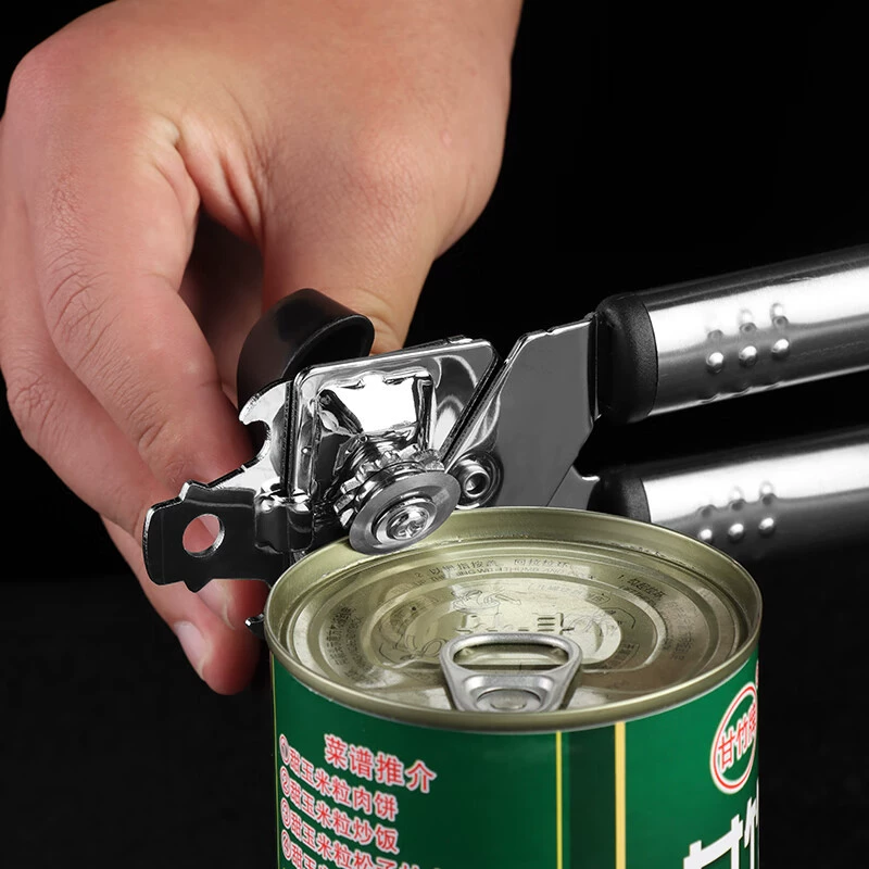 Baijie Нержавеющая сталь Консервный многофункциональный открыватель