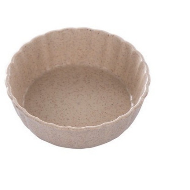 Plato de condimento de paja de trigo de cocina doméstica creativo de plástico redondo pepinado platos pequeños cubiertos de inmersión platos de aperitivos