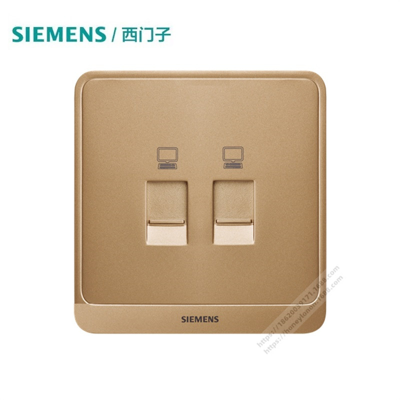 SIEMENS 远景Pro 日曜金 二位八芯电脑RJ45(超5类)5UH20653NC03