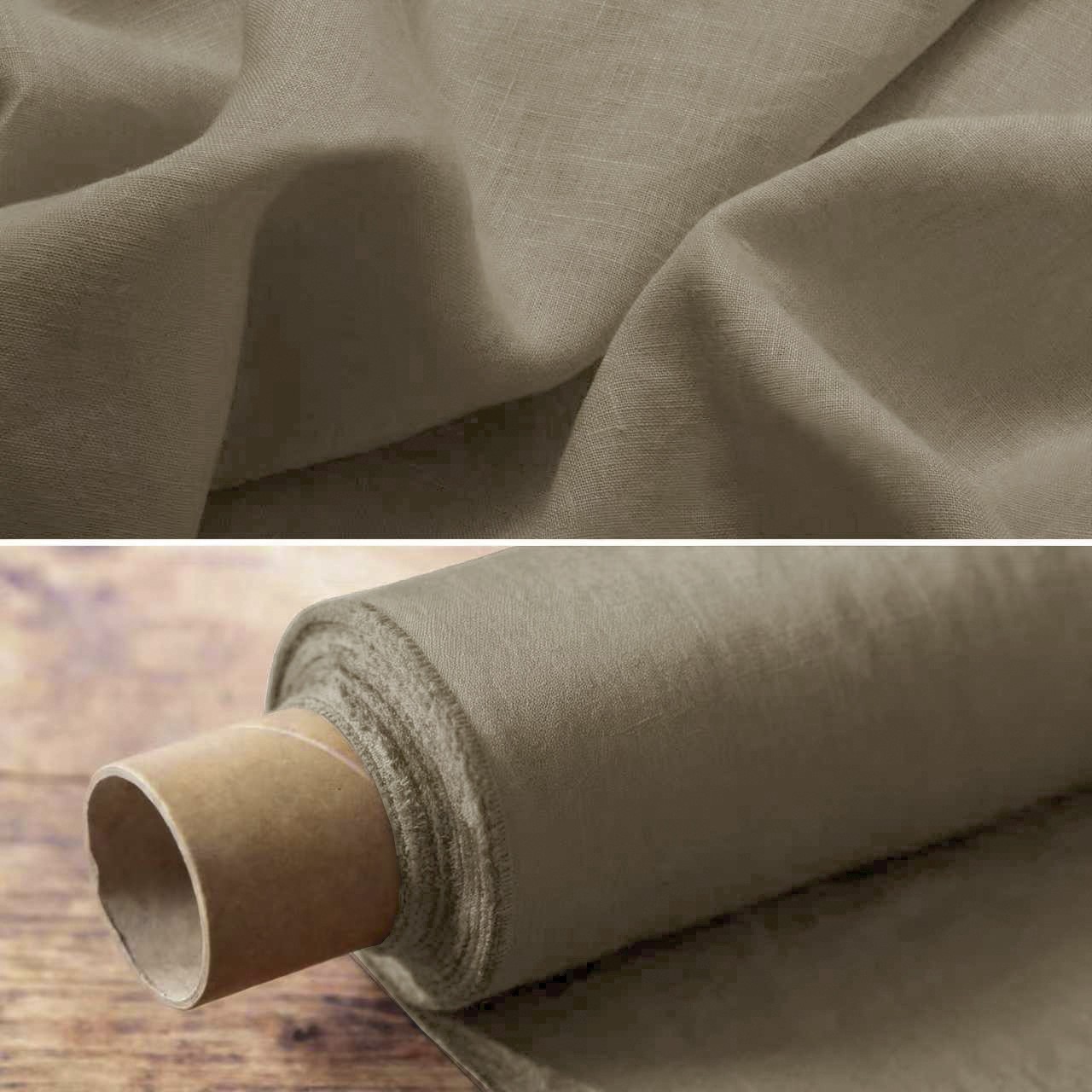 Tela de lino puro lavada con agua, tela de lino, tela de lino, mantel, textil para el hogar, ropa, 14 piezas de tela de lino de rocío de lluvia individuales y dobles