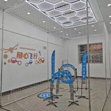 无人机防护网无结网足球场防护网隔离网足球场顶网尼龙软网无结网