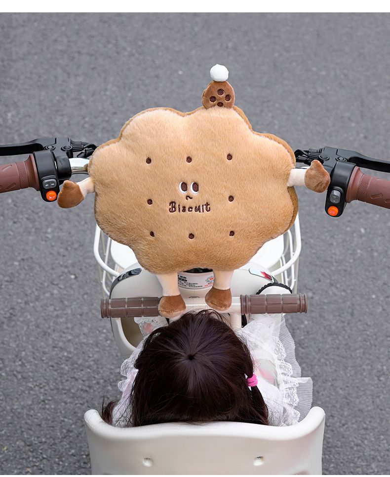 Electric Vehicle Anti-Collision Head Protection Pad, Baby Front-Mounted Child Seat Anti-Collision Pad, Electric Scooter Thickened Protective Pad, Universal