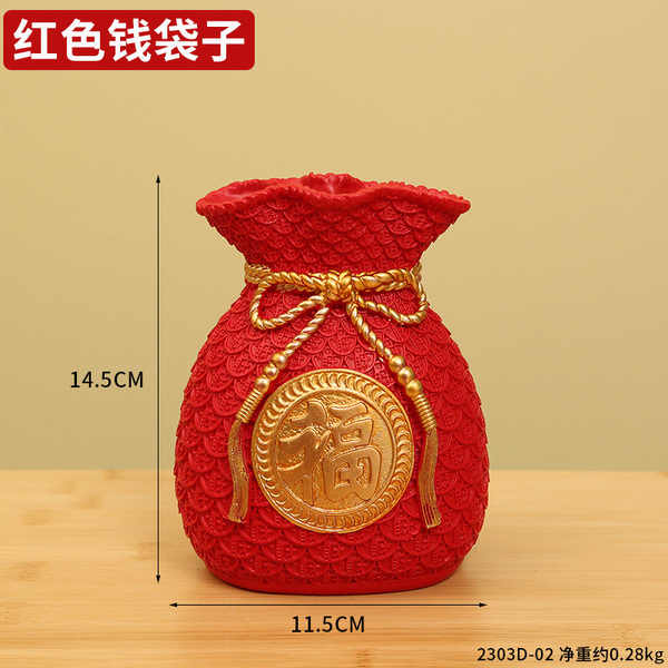 Fortune Fubuku Mai Suo Dry Flower Living Room Decoration Porch Wine…