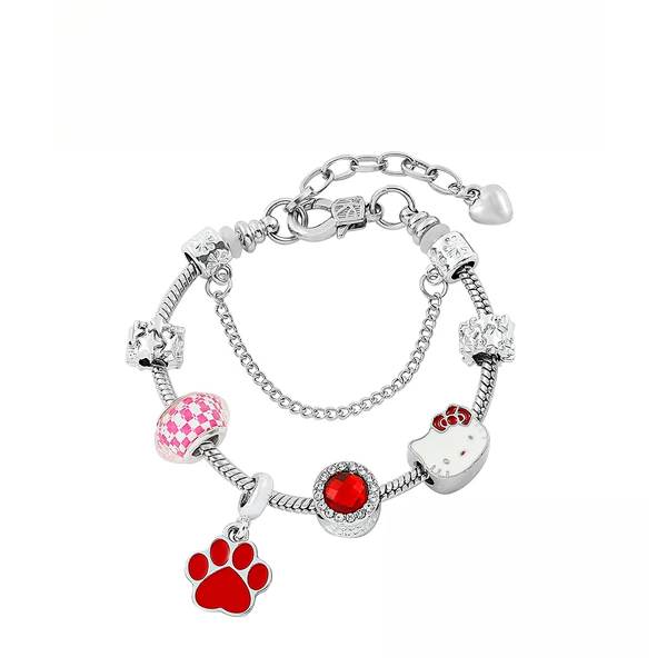 SL1023 Red Cat Claw KT Cat Bracelet