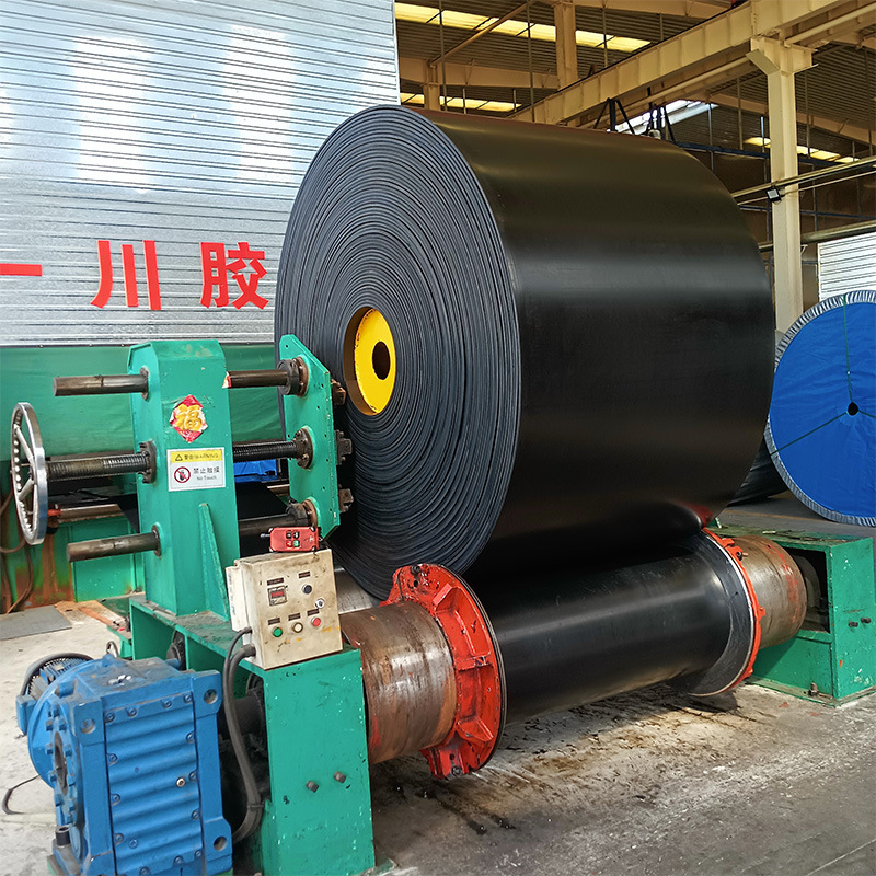 尼龙输送带EP200水泥石料运输皮带 1米宽5层环形传送带工业皮带