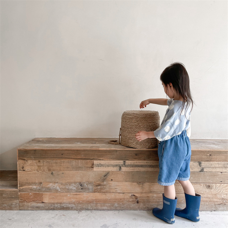 Title 6, Childrens Hemp Cotton Short-sleeved T-shirt, b...