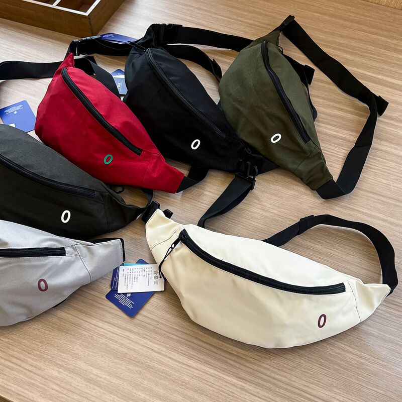 S Designer! Niche Men's and Women's Couple's Outdoor Functional Water-Splashing Sports Multifunctional Crossbody Bag Waist Bag Small Bag