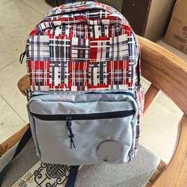 简约双肩包男大容量ins风初中高中学生书包女户外运动电脑背包潮