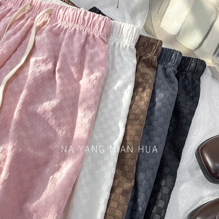 休闲裤子夏季女薄款