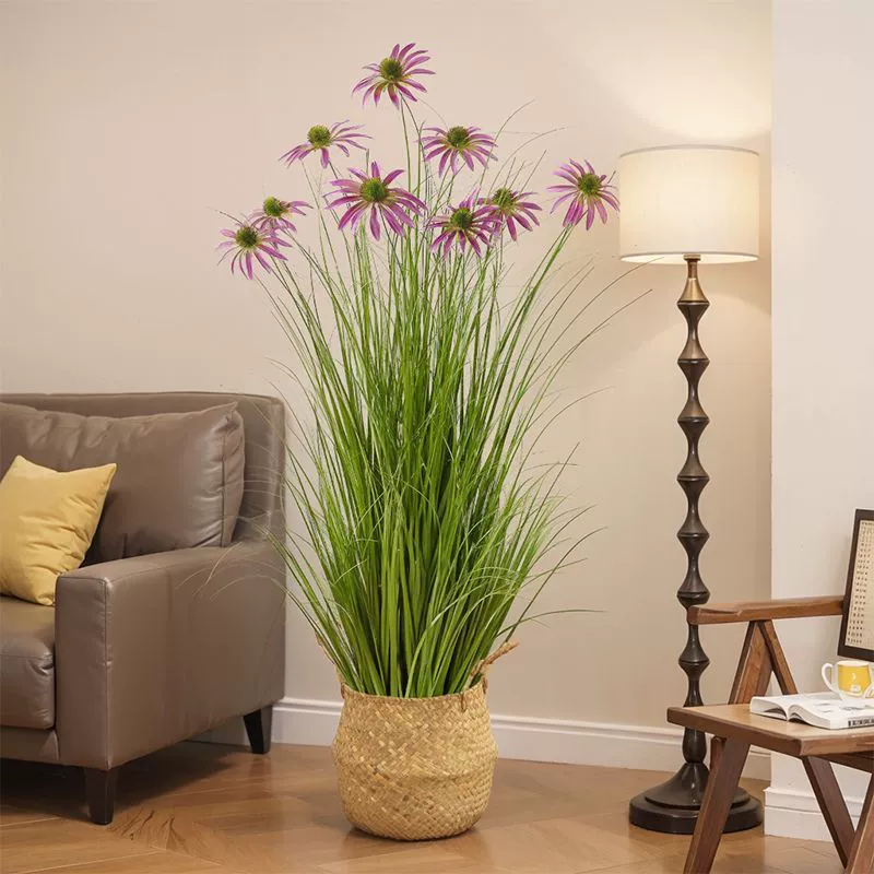 Пасторальный стиль, имитация букета подсолнухов, комнатный, гостиная, балкон, напольный бионический цветок, реквизит для фотографий, декоративные украшения