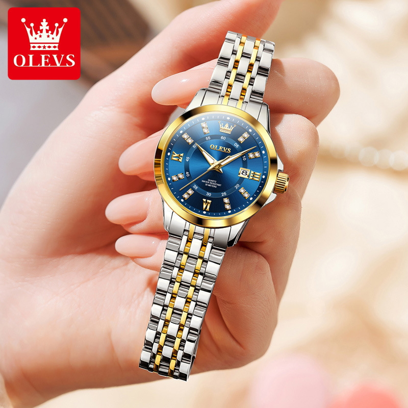 Wave ­ Qin Watch Swiss Genuine Men's Waterproof Couple Watch Fully Automatic Mechanical Watch Luminous Fashion Casual Watch